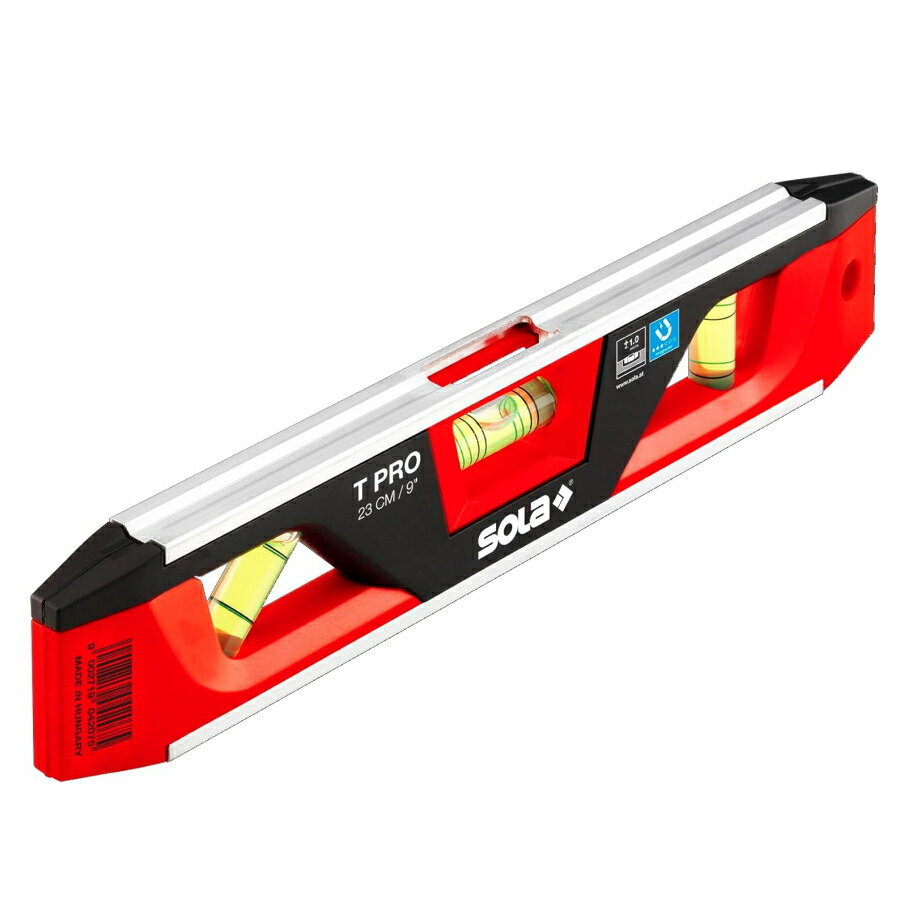 楽天市場】SOLA T PRO コンパクトレベル マグネット付き 水平器 ソラ