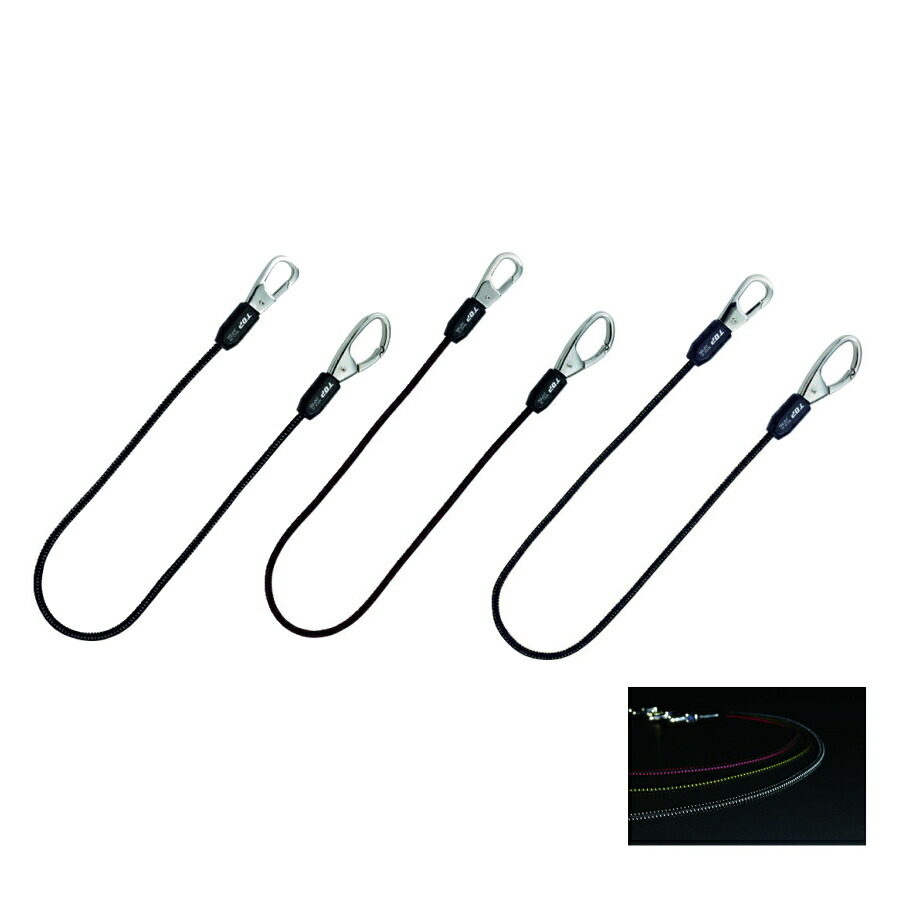 トップ工業 (TOP) ゴム製セーフティコード Hislim(ハイスリム) ブルー 耐荷重1Kg 落下防止 SFC-901 日本製 10個入 : トップ工業: セーフティコード