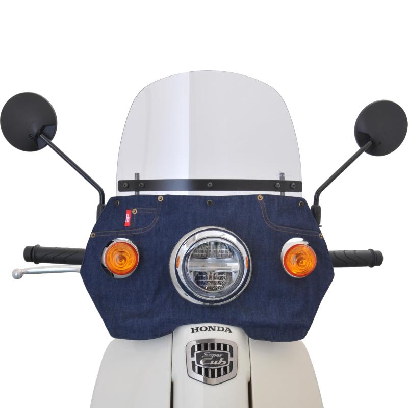 旭風防(AF AHI) 風防 デニム1濃い青 スーパーカブ50(AA09)/110(JA44/JA59) CUB-T01|どしろショップ