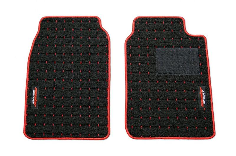 SPORT フロアマット カプチーノ[EA11R/EA21R] 車用 ブラック×レッド 894501-2800M 14,669円