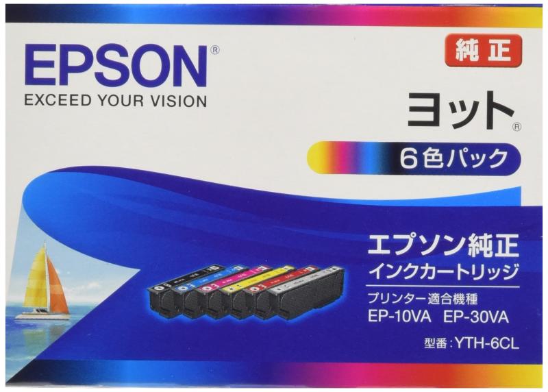 純正 インクカートリッジ ヨット YTH-6CL 6色パック