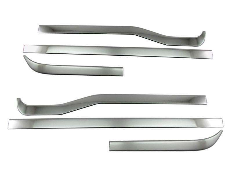 BRIGZ NV100クリッパーバン DR17V 超鏡面ステンレスメッキアッパーサイドドアモール 6PC SID−MOL−099 DR17 DR R17 17 NV100 クリッパー NV 100 38080|どしろショップ