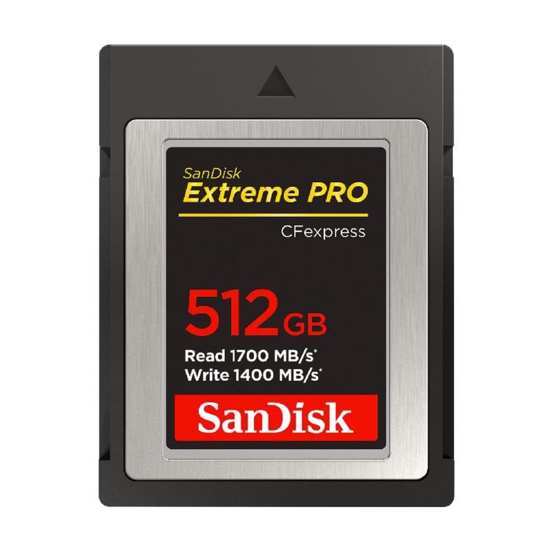 サンディスク 正規品 CFexpress Type B 512GB 最大読取り速度 1700MB/秒 Extreme PRO SDCFE-512G-GH4
