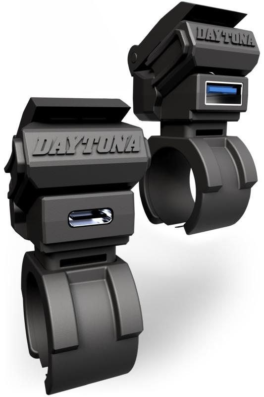 デイトナ(Daya) バイク USB電源 防水 USB-A+USB-C QC3.0/PD3.0対応 急速充電 60W iPhone/Android対応 リレー付き USB 2ポート 46393