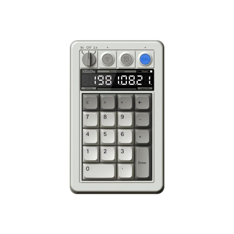 レトロ 18 メカニカル テンパッド、電卓モードをサポート、Windows および Android 用 Bluetooth/2.4G/有線テンパッド - (M)