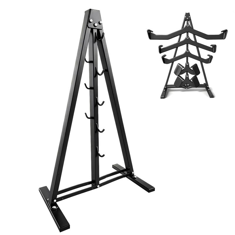 プルダウンバー収納ラック フック10個付き LATプルダウンアタッチメント&amp;LATバー用 頑丈 ブラック 57x30x88cm｜どしろショップ