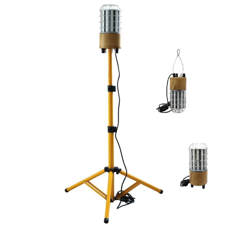 WithProject LED 100W 雨合羽 12500ルーメン細工物ともし火 投光照明器 360度発する 三脚架照明ランプ式 雨合羽型 屋内・露天兼用