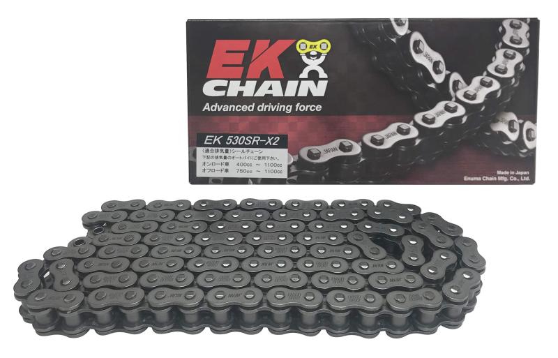 イーケー(EK) QXリングシールチェーン 530SR-X2 スチール 110L スクリュージョイント|どしろショップ