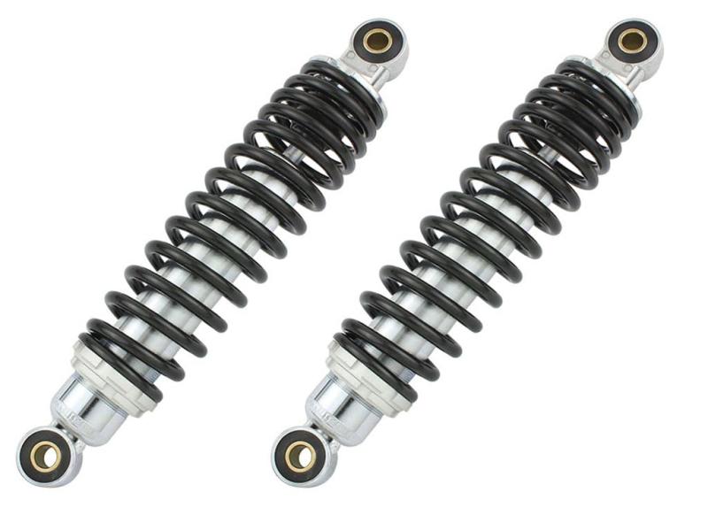 SHIFT UP (シフトアップ) (SHFIT UP) モンキーリアショック Type-2 265mm メッキボディ/ブラックスプリング 2本入り 225265-36-10|どしろショップ