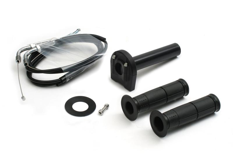 アクティブ(ACTIVE) スロットルキット TYPE-3 ブラック 巻き取り径:φ42 ワイヤー長:900mm 1063522｜どしろショップ