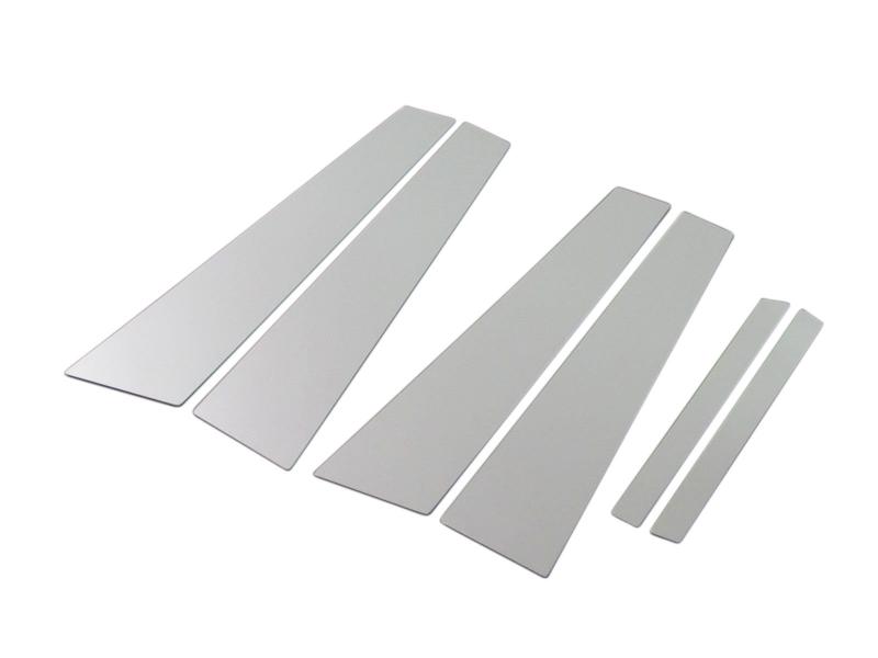 BRIGZ LS460 LS600 40 41 45 46 超鏡面ステンレスメッキピラーパネル バイザー無用 6PC PIL-SIL-028 LS460 LS460L LS600h LS600hL UVF45 UVF46 U40 U41 U45 U4