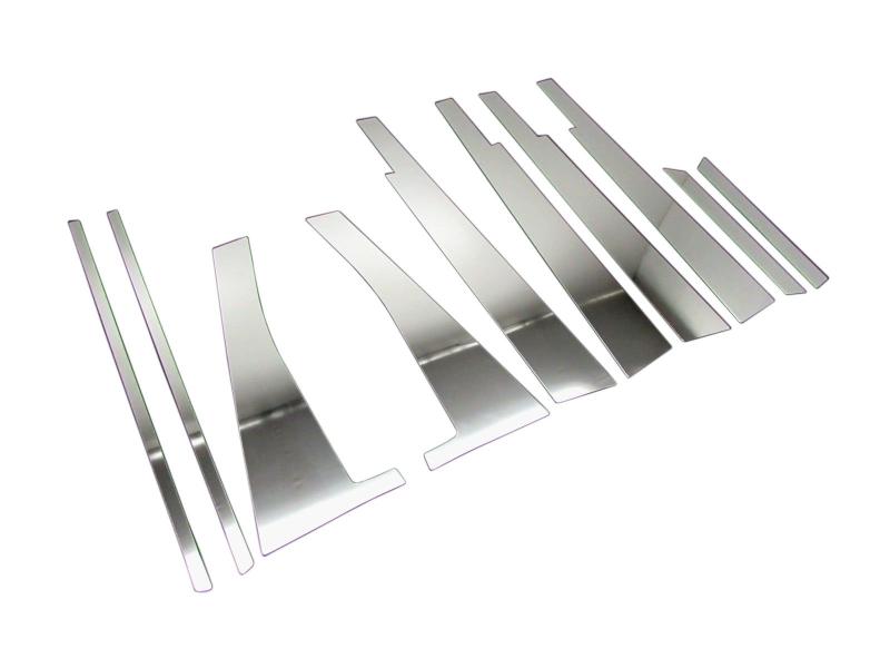 BRIGZ ムーヴカスタム LA100S LA110S 超鏡面ステンレスメッキピラーパネル ワイドバイザー有用 10PC PIL-SIL-359 LA LA100 LA110 100 110 ムーヴ ムーブ カスタム ムーブカスタム19817|どしろショップ