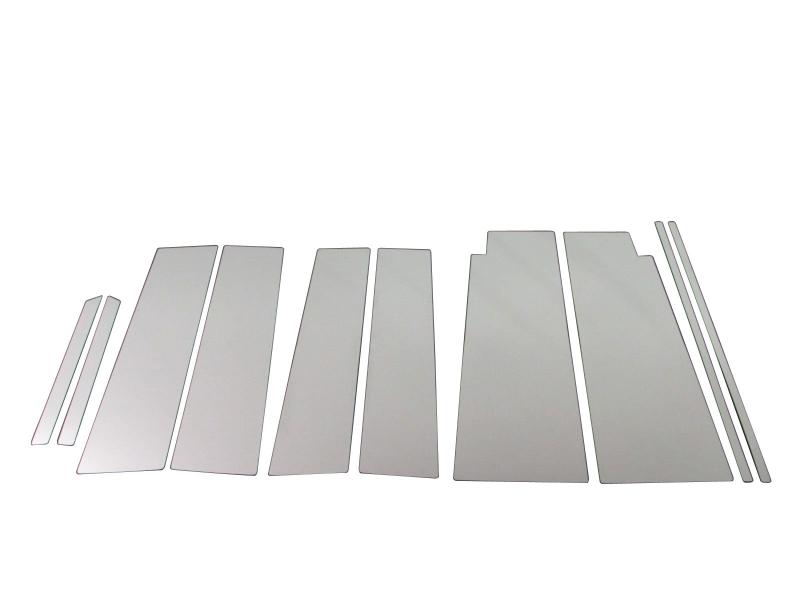 BRIGZ ステップワゴン スパーダ RK系 RK5 RK6 超鏡面クロームメッキステンレスピラーパネル 無限バイザー有用 10PC PIL-SIL-213 10127|どしろショップ