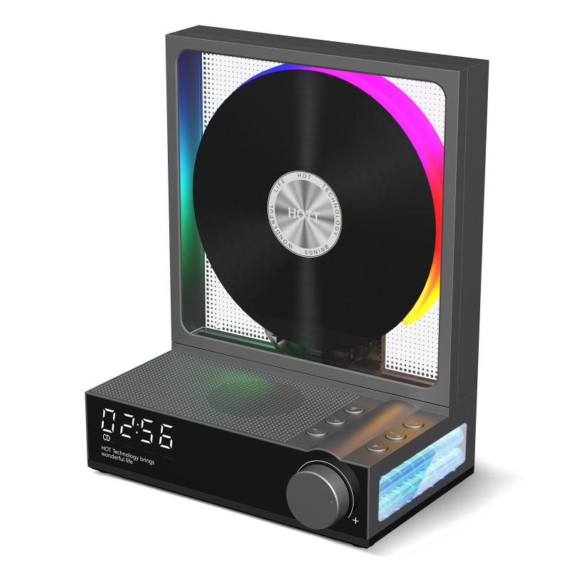 介護ホーム CD 楽器演奏者 Bluetooth5.3 相応う 事務机 携帯型 4000 申し受ける式 RGB 点火装置 高忠実度ステレオサウンド USB/TF 生まれ変わり 吹き込み役立つこと タイマー役立つこと 薄墨色