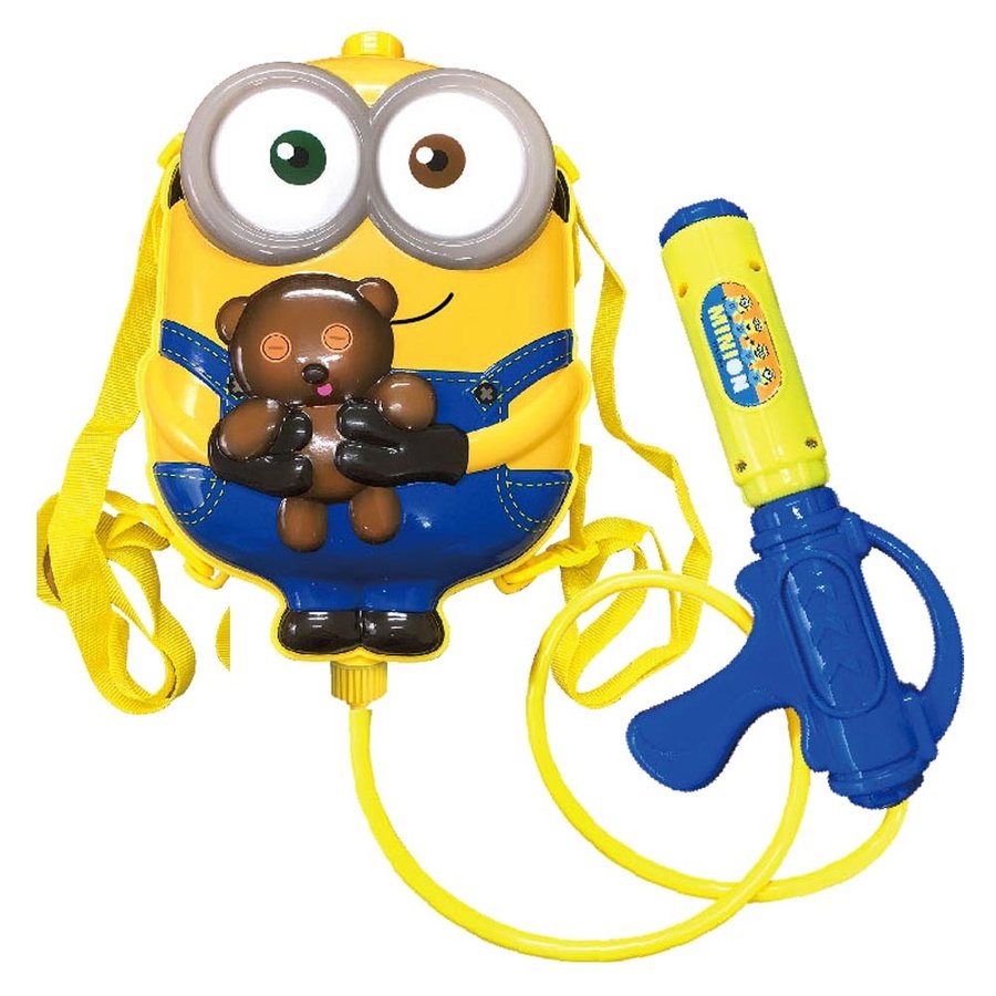 楽天市場 水鉄砲 キャラクター 背負えるタンク 可愛い 夏 海 水遊び リュック型 子供 ウォーターガン ディズニー ミニー ミニオン グリーンメン 暑さ対策 夏休み どしろショップ