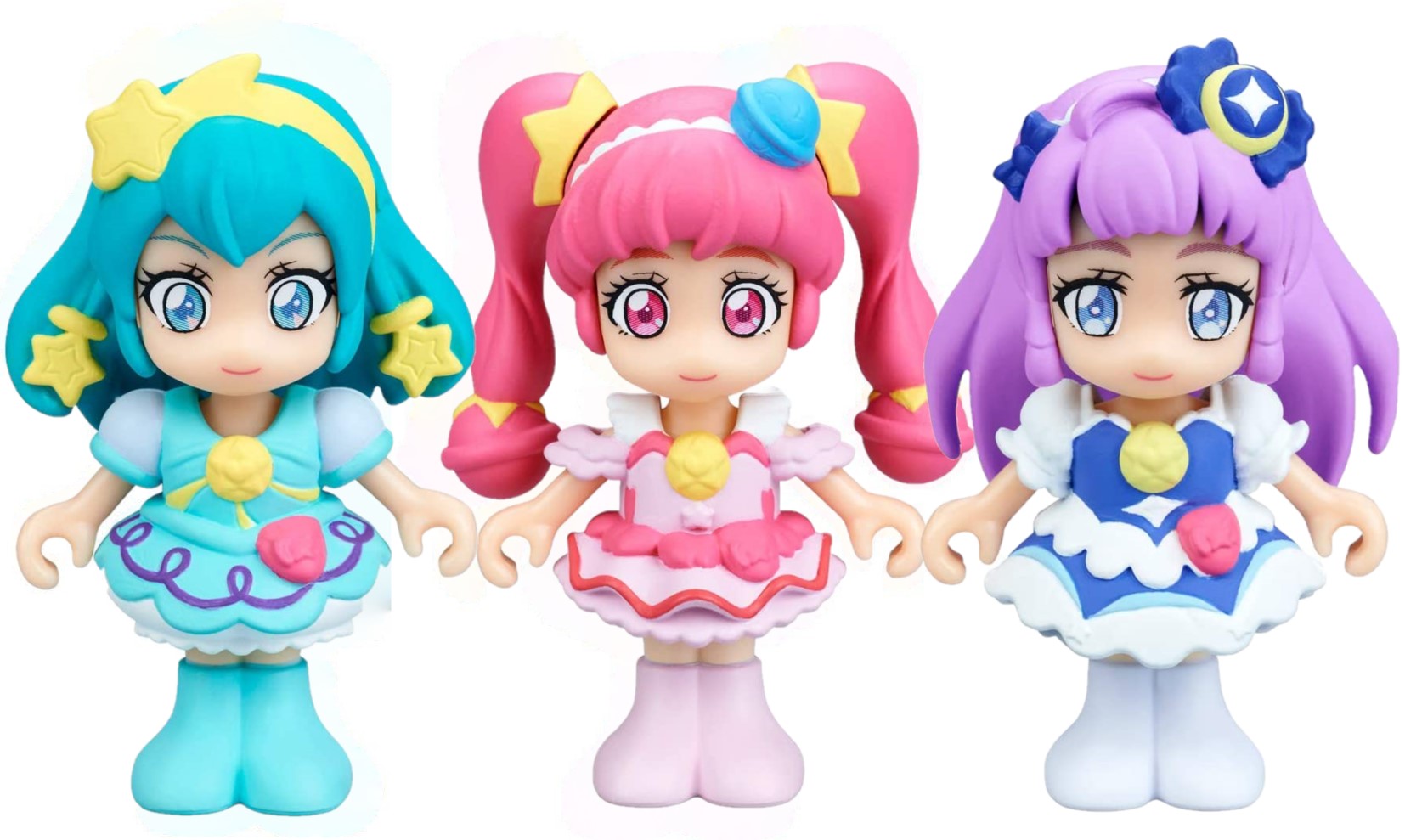 楽天市場 スター トゥインクルプリキュア プリコーデドール キュアスター キュアミルキー キュアセレーネ 人形 着せ替え 3体セット どしろショップ