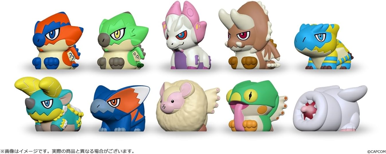 【ボックス】カプコンフィギュアビルダー フィンガーパペット モンスターハンター Vol.1 全10種 ランダム 10個入り