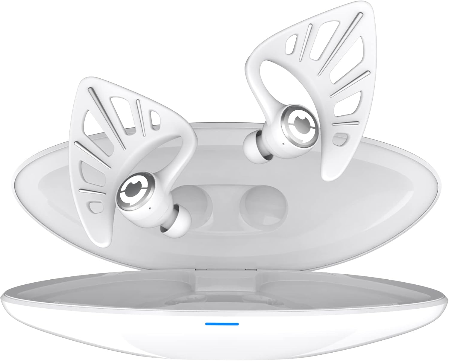 YOWU エルフイヤホン 天使のホワイト色 Bluetoothイヤホン