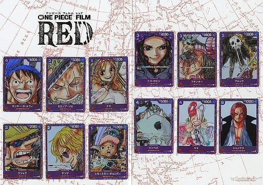 ワンピース クリアカードコレクションガム RED BOX ワンピース クリアカードコレクションガム RED BOX