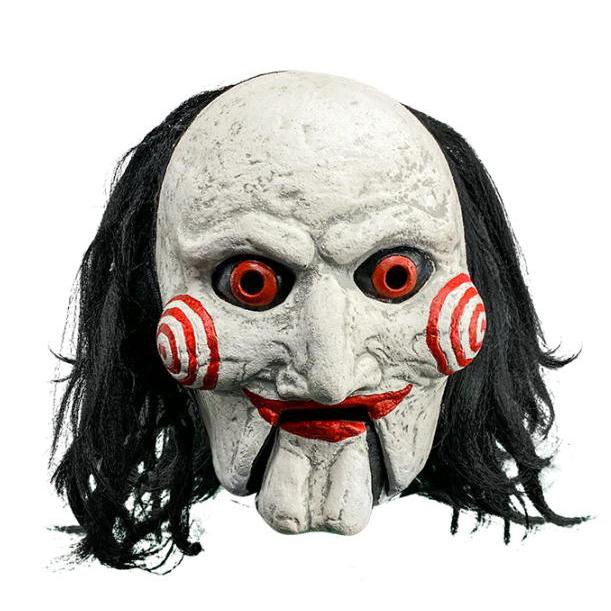 ソウ ビリー 人形 ラバー マスク SAW - MOVING MOUTH BILLY PUPPET MASK 正規品 ホラー映画｜MUMBLES／マンブルズ