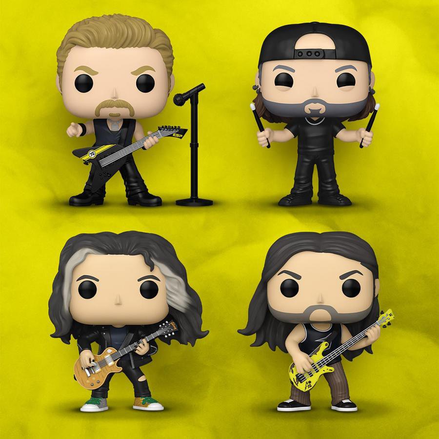 メタリカ フィギュア 4体セット Funko POP! Rocks: 72 Seasons Figure TOY|MUMBLES/マンブルズ