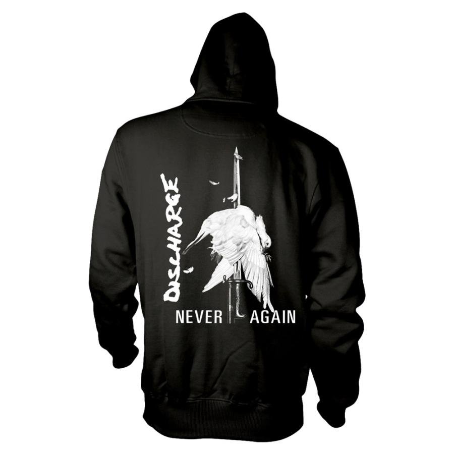 ディスチャージ パーカ DISCHARGE Never Again 正規品|MUMBLES/マンブルズ
