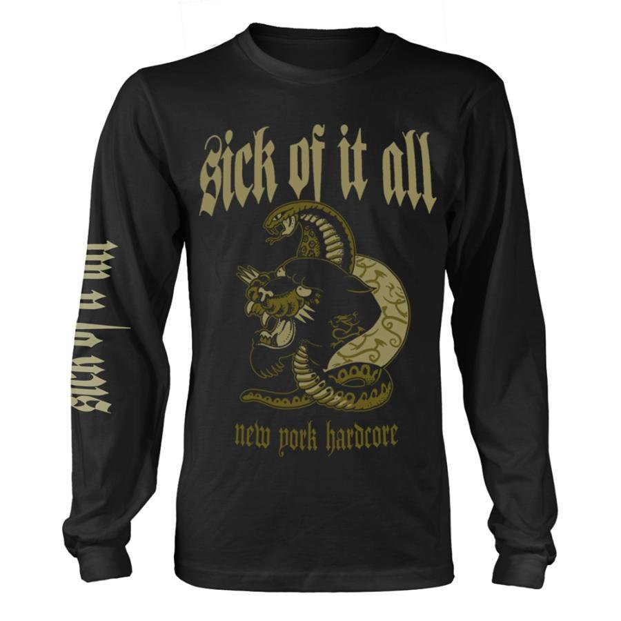 シック オブ イット オール 長袖 Tシャツ Sick Of It All PANTHER 正規品 ロックTシャツ ロンT｜MUMBLES／マンブルズ