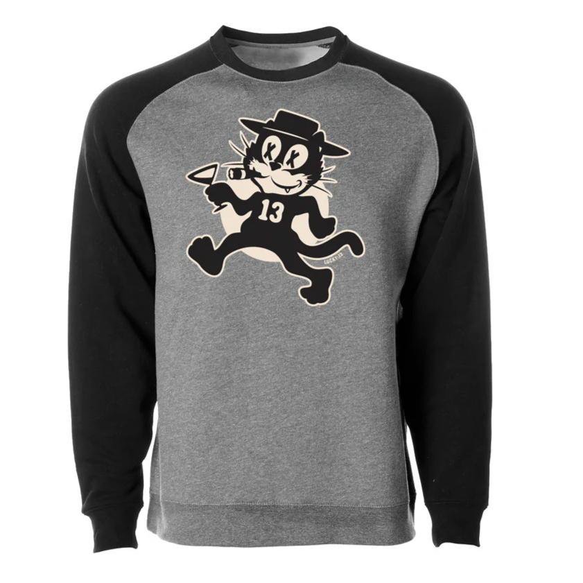 仕合わせ13 流汗 プルオーバー LUCKY13 The TOMCAT Raglan Sweatshirt