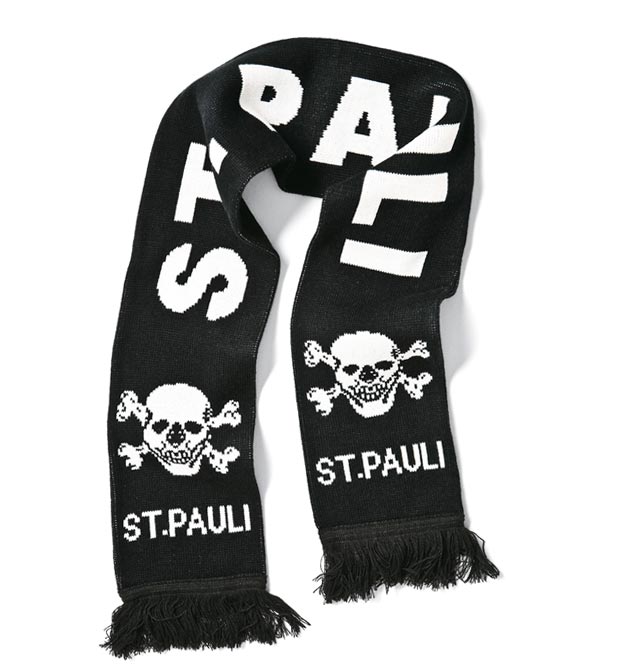 楽天市場 ザンクトパウリ ドクロマフラー サッカー ブンデスリーガ St Pauli 宮市亮 ｅｃムンディアル