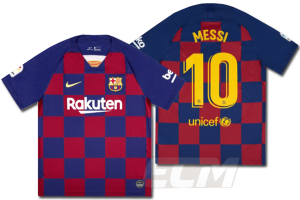 予約ecm32 Fcバルセロナ ホーム 半袖 ホーム 10番 リオネル メッシ 半袖 19 スペインリーグ Barcelona 10番 ユニフォーム Messi ｅｃムンディアル