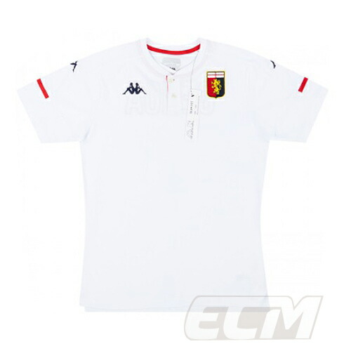 【ECM32】【国内未発売】【SALE】 ジェノア ポロシャツ ホワイト 【20-21/セリエA/トレーニング/サッカー/Genoa/POLO】330 ネコポス対応可能