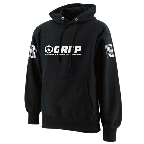 GFPH22402【GFP2021AW】\u003cBR\u003eGRANDE FP GRFPスウェットパーカー 黒いこと x 白いこと\u003cBR\u003e【グランデ/蹴球/フットサル/支持者/形づくる】