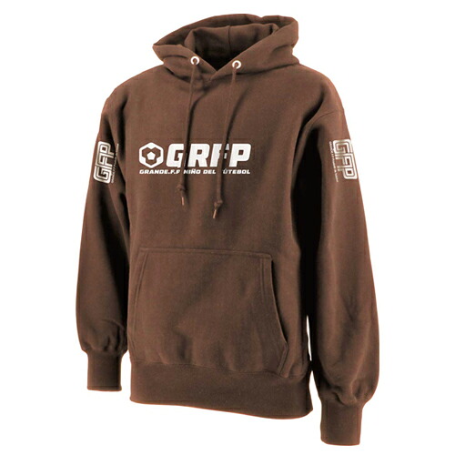 GFPH22402【GFP2021AW】\u003cBR\u003eGRANDE FP GRFPスウェットパーカー 赤銅色\u003cBR\u003e【グランデ/蹴球/フットサル/支持者/形づくる】