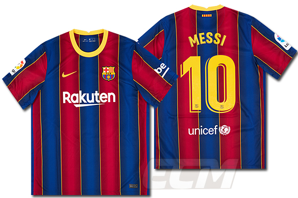 楽天市場 Cl仕様 オススメ Fcバルセロナ ホーム 半袖 10番 リオネル メッシ チャンピオンズリーグ仕様 サッカー 21 スペインリーグ Messi Barcelona ユニフォーム ｅｃムンディアル