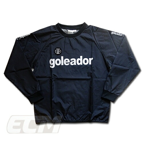 【定番アイテム】 Goleador G2484 昇華ベーシックピステトップ ブラック 【ゴレアドール/フットサル/サッカー/トレーニング/シャカシャカ】