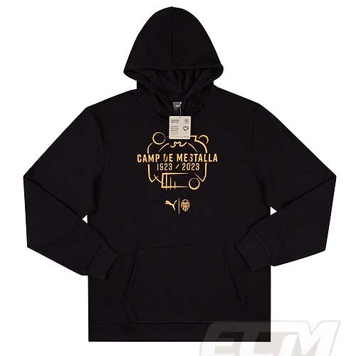 【予約ECM32】【国内未発売】【SALE】 バレンシア Camp de Mestalla フーデッドスウェトトップ ブラック 【22-23/スペインリーグ/サッカー/Valencia/ヴァレンシア】330