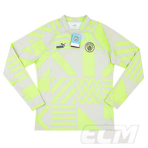 【取って置くECM32】【国内未発売】\u003cBR\u003eマンチェスターシティ プレ擦り付け木 スウェットトップ 薄墨色ｘ黄色\u003cBR\u003e【22-23/割り増し金競技団体/Manchester City/蹴球/形づくる】330