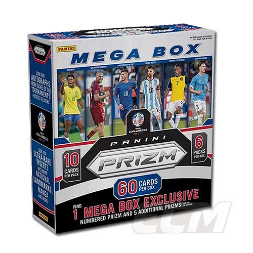 MB【予約WUS01】 Panini Prizm Copa America 2024 コパ・アメリカ サッカーカード メガボックス 【サッカー/コパアメリカ/高級トレカ/パニーニ/トレカ/南米サッカー】 11,233円