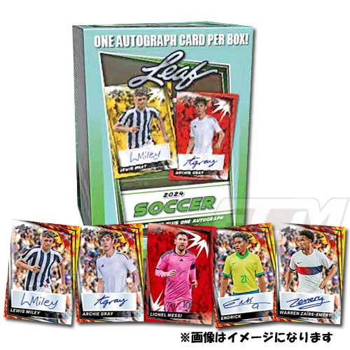 【WUS01】【国内未発売】<BR>Leaf Soccer 2024 Blaster Box サッカーカード<BR>【リーフ/サッカー/サッカートレカ/直筆サインカード】