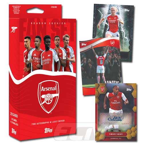 【TOP03】【国内未発売】<BR>Topps アーセナル 24-25 ファンカードセット<BR>【トレーディングカード/サッカー/Arsenal/プレミアリーグ/ウーデゴール/冨安健洋】