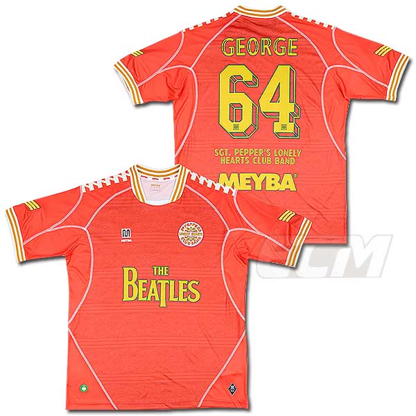 【予約ECM32】【国内未発売】MEYBA x The Beatles Sgt Pepper サッカーシャツ 64番ジョージ・ハリソン【2025/サッカー/ユニフォーム/George】画像