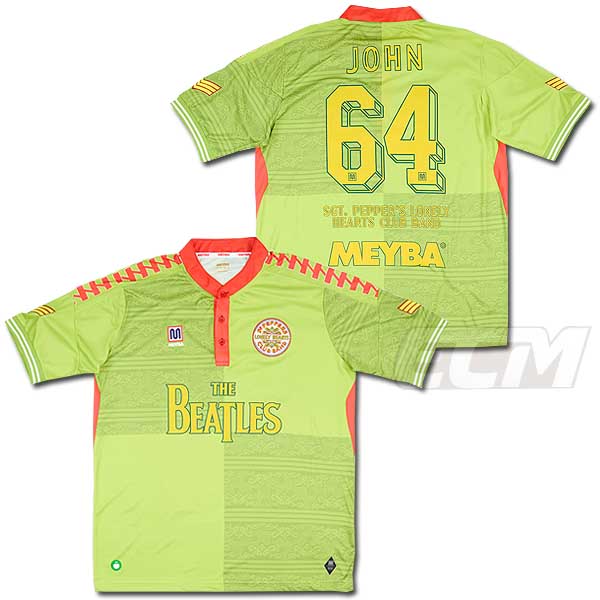 【予約ECM32】【国内未発売】MEYBA x The Beatles Sgt Pepper サッカーシャツ 64番ジョン・レノン【2025/サッカー/ユニフォーム/Jhon】画像