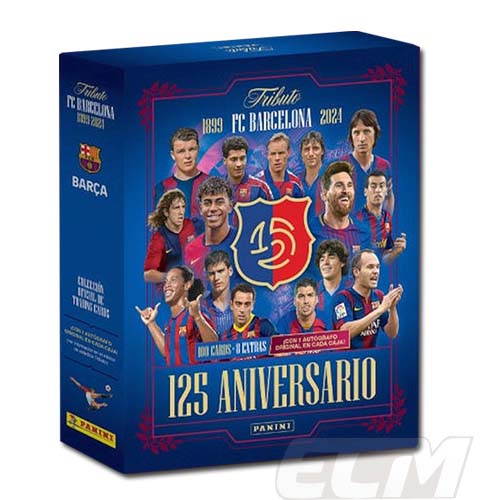 【国内未発売】PANINI TRIBUTE FCバルセロナ 125周年 サッカーカード 記念ボックス【サッカー/ヤマル/ロナウジーニョ/メッシ/リーガエスパニョーラ/トレカ/FC BARCELONA】｜ＥＣムンディアル