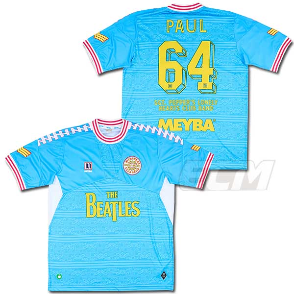 【予約ECM32】【国内未発売】MEYBA x The Beatles Sgt Pepper サッカーシャツ 64番ポール・マッカートニー【2025/サッカー/ユニフォーム/Paul】画像