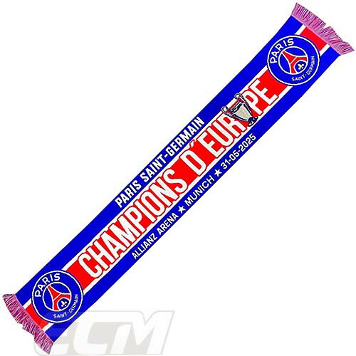 22/23 UEFA CL決勝　バイエルン　パリ・サンジェルマン 記念マフラー パリ・サンジェルマンが欧州CL初優勝…インテルに5得点快勝、仏代表
