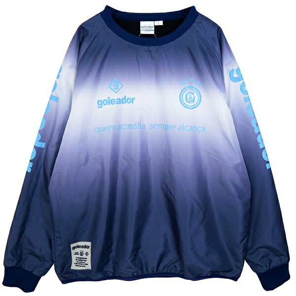 【GOL2025AW】\u003cBR\u003eGoleador G2665 ダイアログボックス ひな形 裏トリコット昇華グラデーションピステ 暗然たる青碧\u003cBR\u003e【ゴレアドール/フットサル/蹴球/形づくる】