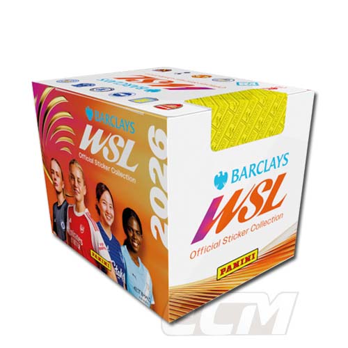 【予約PRE22】【国内未発売】PANINI Women's Super League 2026 オフィシャルステッカー ボックス販売【サッカー/パニーニ/女子サッカー/アーセナル/チェルシー/マンチェスターシティ/リバプール】｜ＥＣムンディアル
