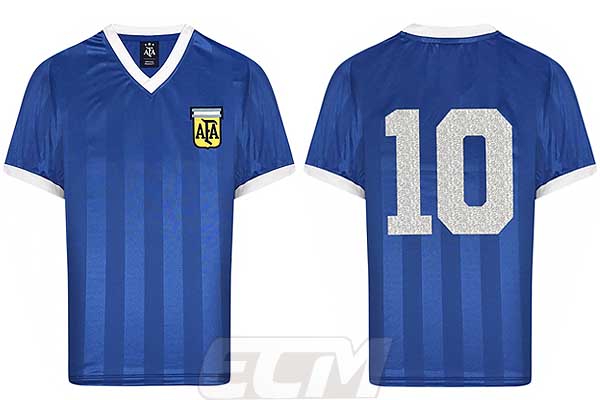 【SCD01】【国内未発売】ScoreDraw アルゼンチン代表 1986 W杯順々決勝 10番 アウェイ 復刻モデル【スコアドロウ/サッカー/ワールドカップ/ユニフォーム/Argentina/メッシ/マラドーナ】｜ＥＣムンディアル