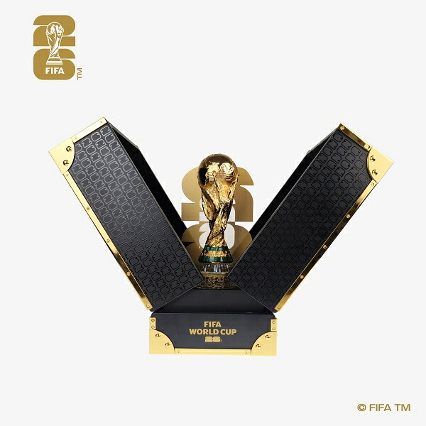 F26-PKTR-0003【WCC26】\u003cBR\u003e制限事項品 FIFA ワールドカップ 2026 堅苦しさ 割り増し金 15糎 レプリカトロフィー \u003cBR\u003e【蹴球/Worldcup/日本代議員団/オフィシャルグッズ】