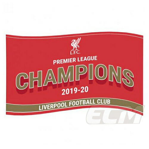 Liv01リバプール 公式グッズ プレミアリーグ19 優勝記念 Epl Champions フラッグネコポス対応可能 特別送料無料